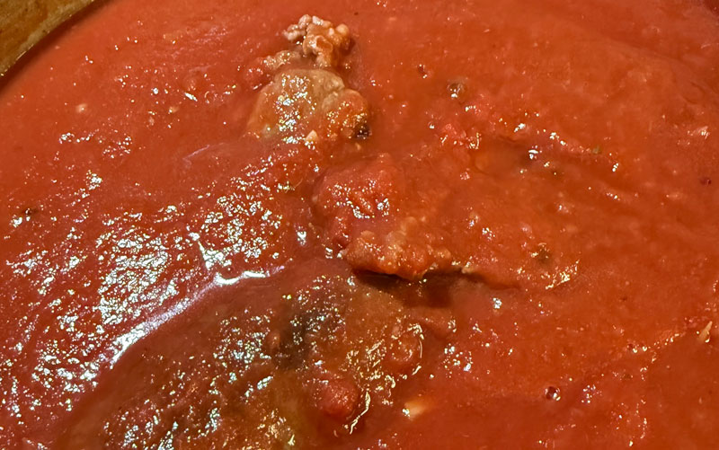 Rigatoni with Sunday Sauce