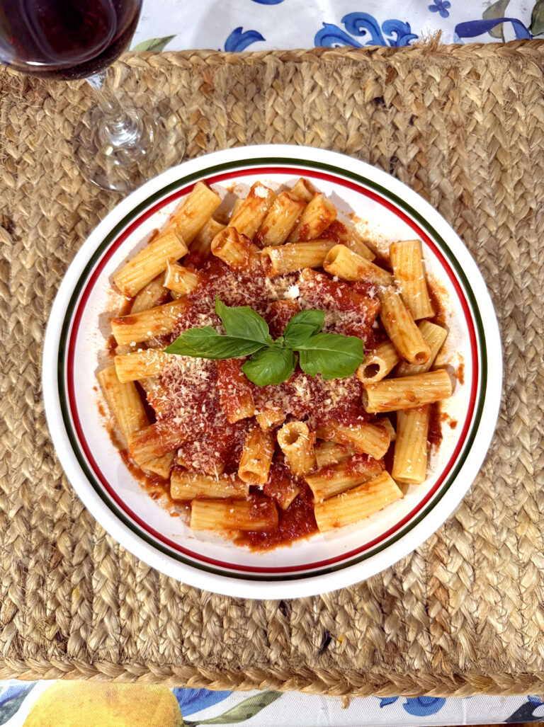Rigatoni with Sunday Sauce