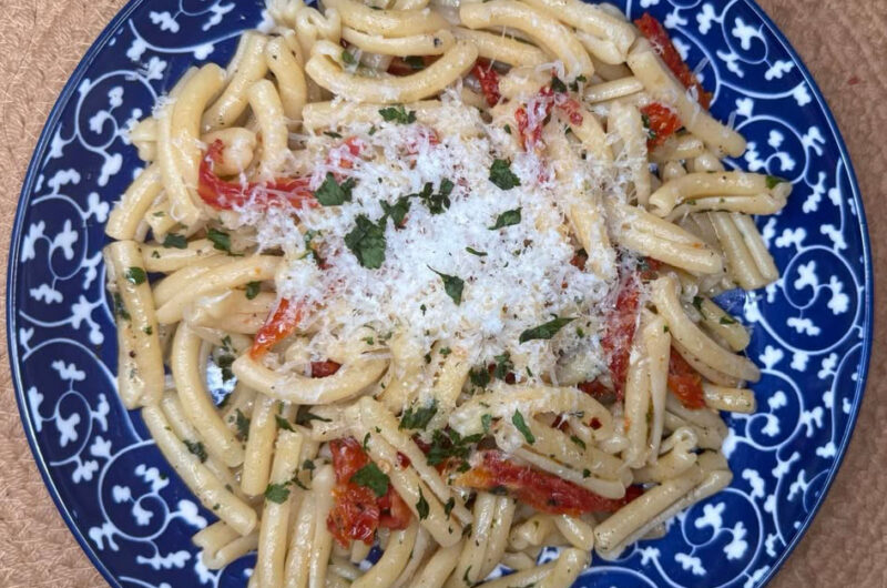 Sun-Dried Tomatoes and Casarecce