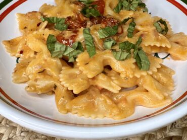 Roasted Tomato & Mascarpone Farfalle {{brizy_dc_image_alt entityId=